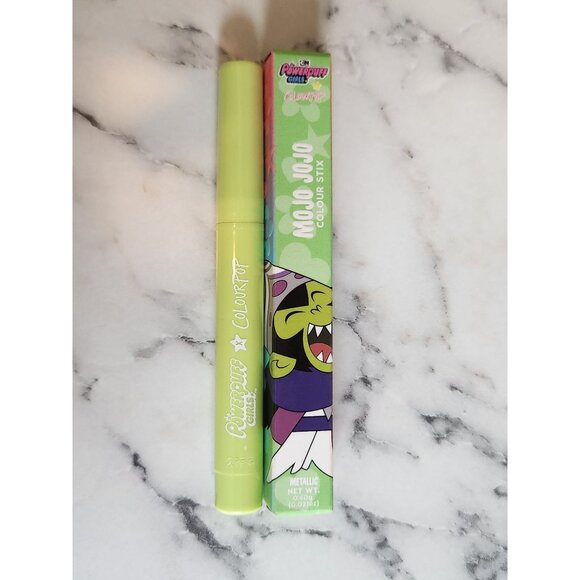 Colourpop X Powerpuff Girls Metallic Mojo Jojo Colour Stix Green Eyeshadow Stick - Picture 1 of 4